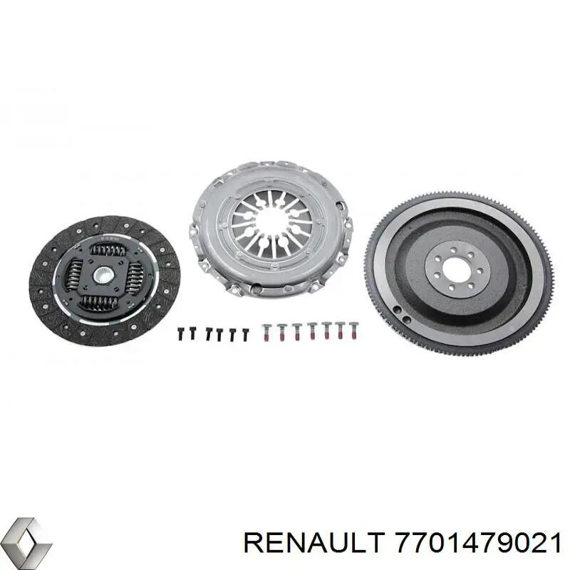 7701479021 Renault (RVI) kit de embrague (3 partes)