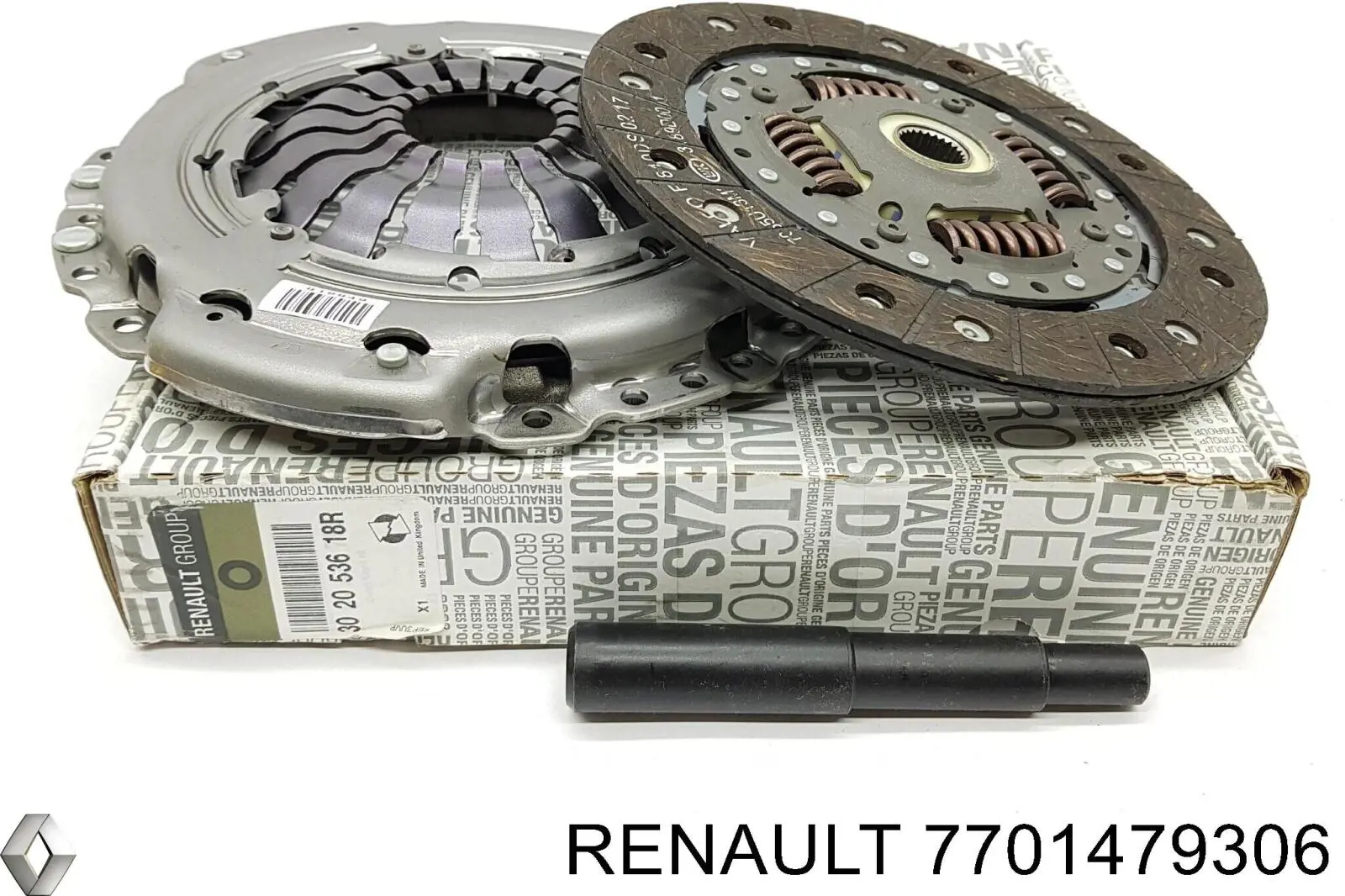 7701479306 Renault (RVI) kit de embrague (3 partes)