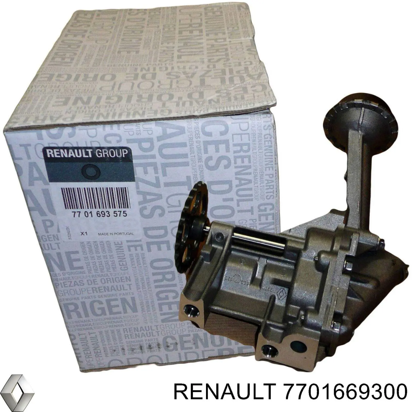 7701669300 Renault (RVI) bomba de aceite