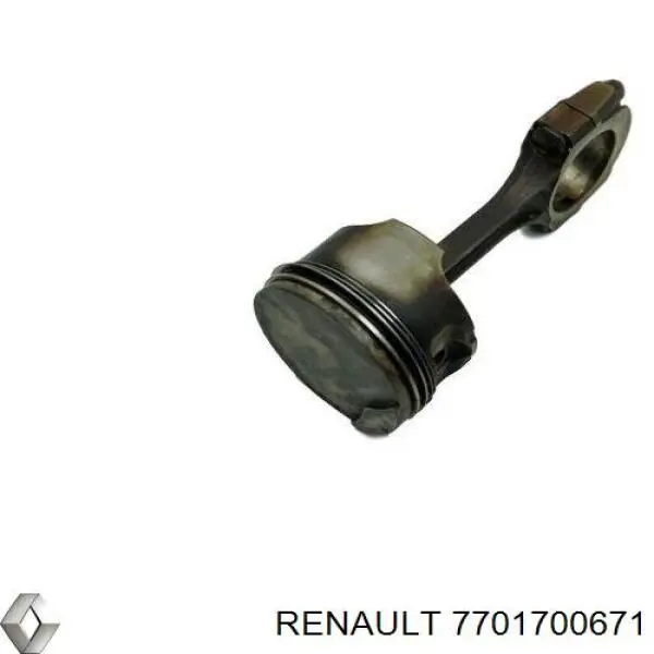 7701700671 Renault (RVI) pistón completo para 1 cilindro, std