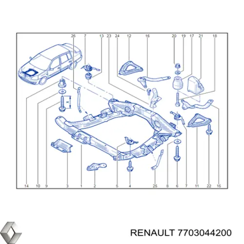 7703044200 Renault (RVI) 