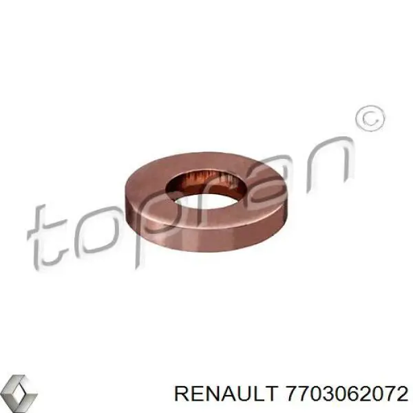 7703062072 Renault (RVI) junta anular, inyector