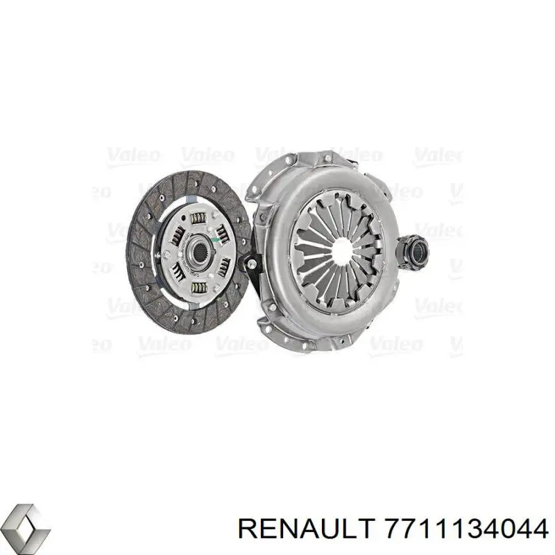 7711134044 Renault (RVI) kit de embrague (3 partes)