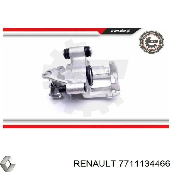 7711134466 Renault (RVI) pinza de freno trasero derecho