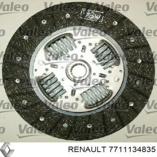 7711134835 Renault (RVI) kit de embrague (3 partes)