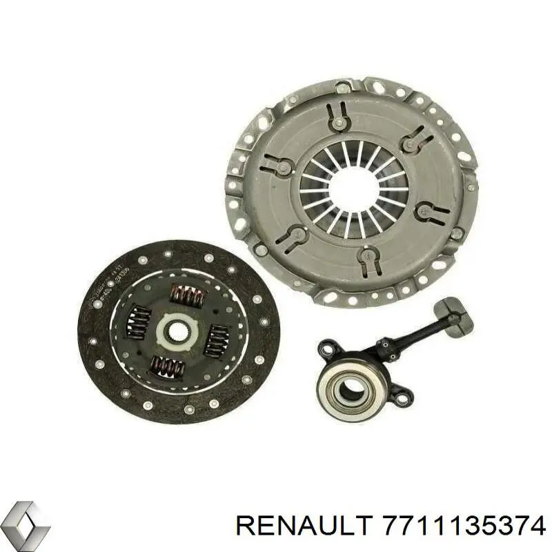 7711135374 Renault (RVI) kit de embrague (3 partes)