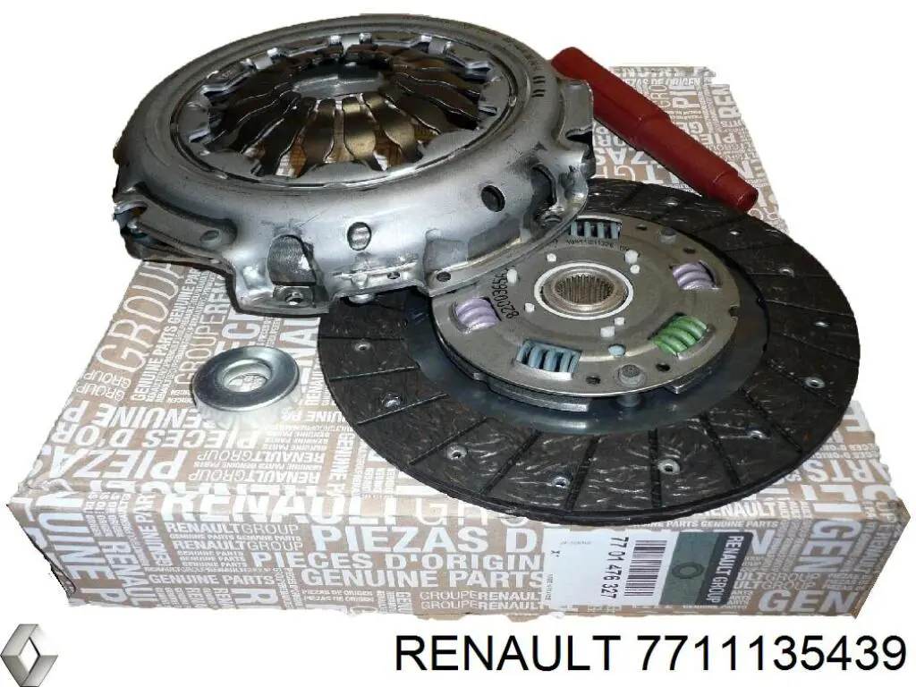 7711135439 Renault (RVI) kit de embrague (3 partes)