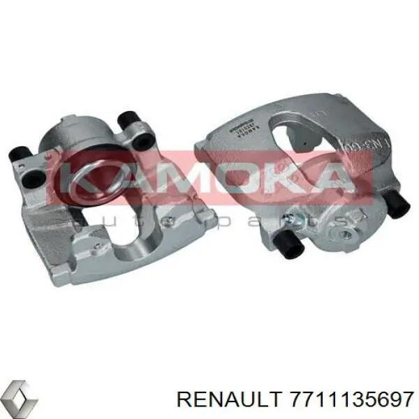 7711135697 Renault (RVI) pinza de freno delantera izquierda