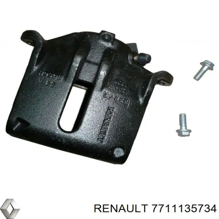 7711135734 Renault (RVI) pinza de freno delantera izquierda