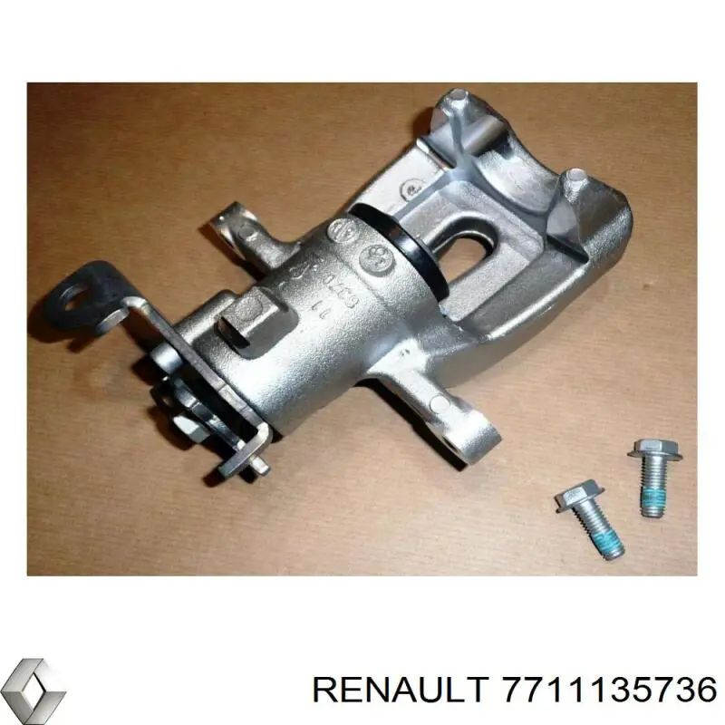 7711135736 Renault (RVI) pinza de freno trasera izquierda