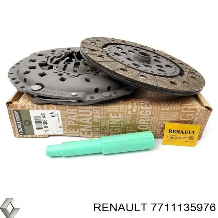 7711135976 Renault (RVI) kit de embrague (3 partes)