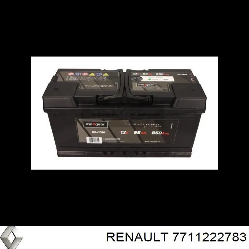 7711222783 Renault (RVI) batería de arranque