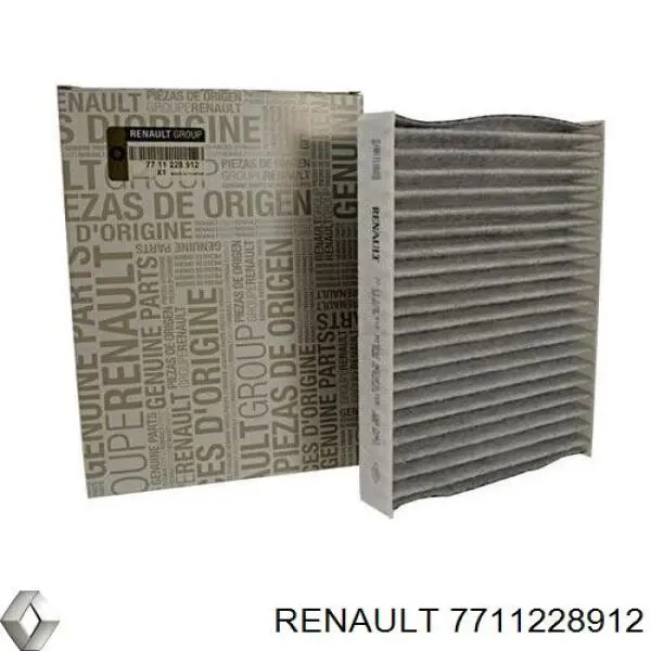 7711228912 Renault (RVI) filtro de habitáculo