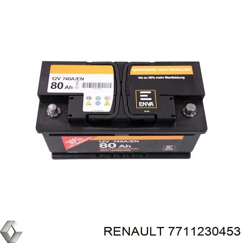 7711230453 Renault (RVI) batería de arranque