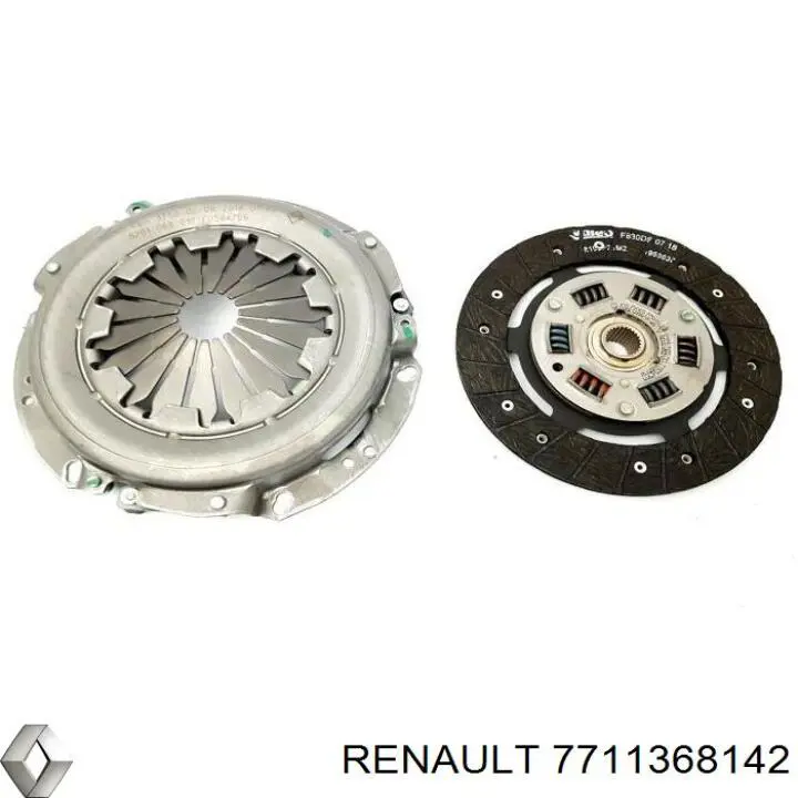 7711368142 Renault (RVI) kit de embrague (3 partes)