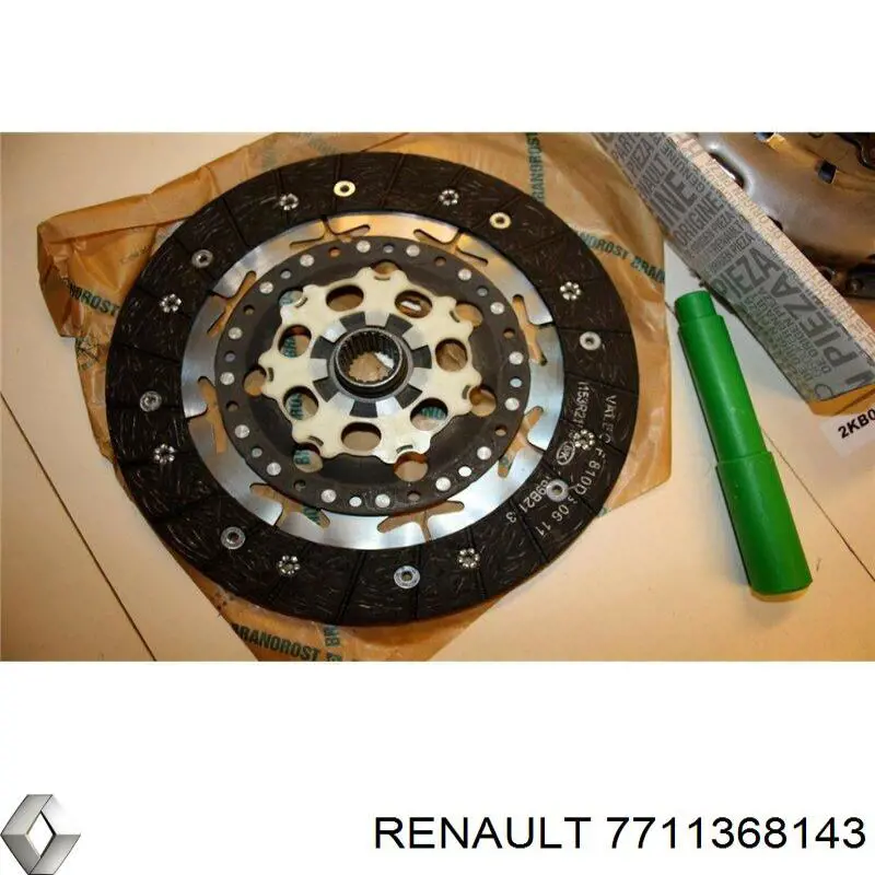 7711368143 Renault (RVI) kit de embrague (3 partes)