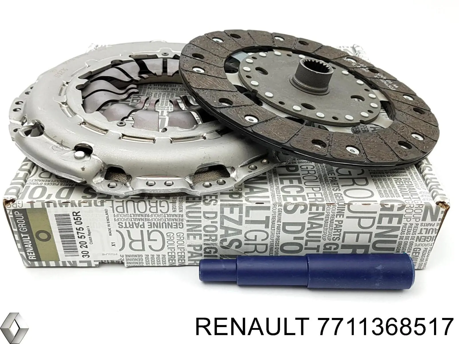 7711368517 Renault (RVI) kit de embrague (3 partes)