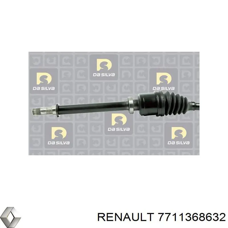 7711368632 Renault (RVI) árbol de transmisión delantero izquierdo