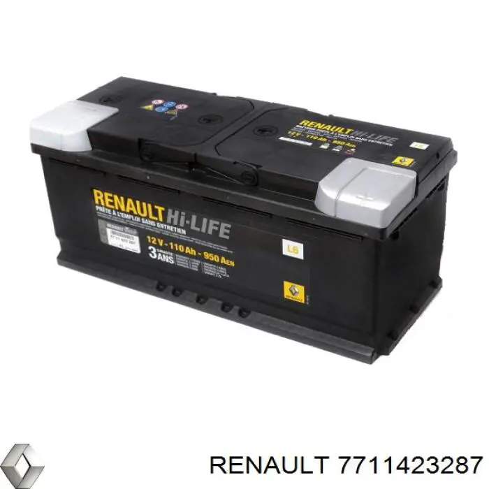 7711423287 Renault (RVI) batería de arranque