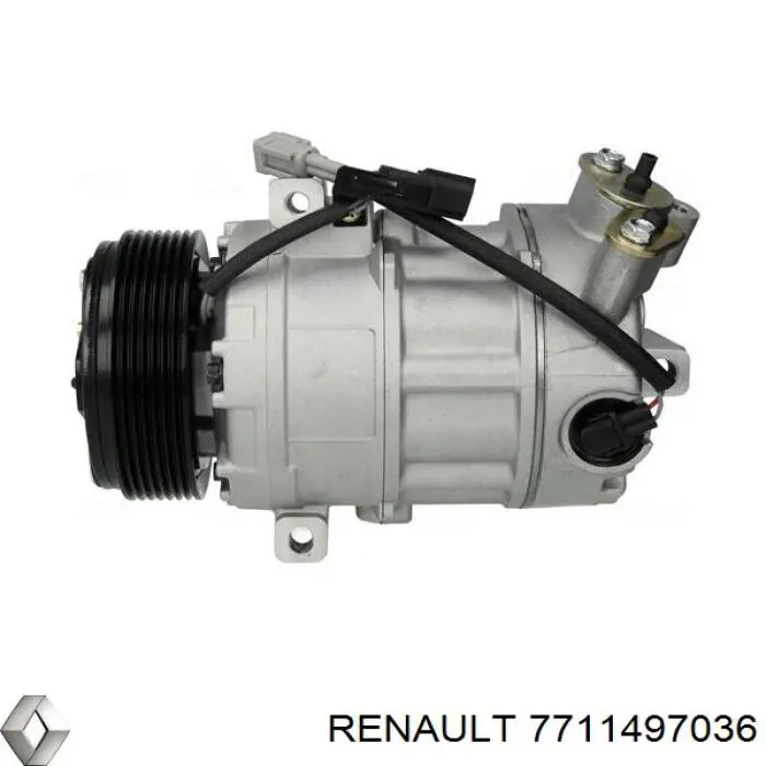 7711497036 Renault (RVI) compresor de aire acondicionado