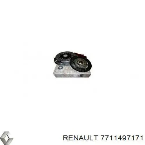 7711497171 Renault (RVI) kit de embrague (3 partes)