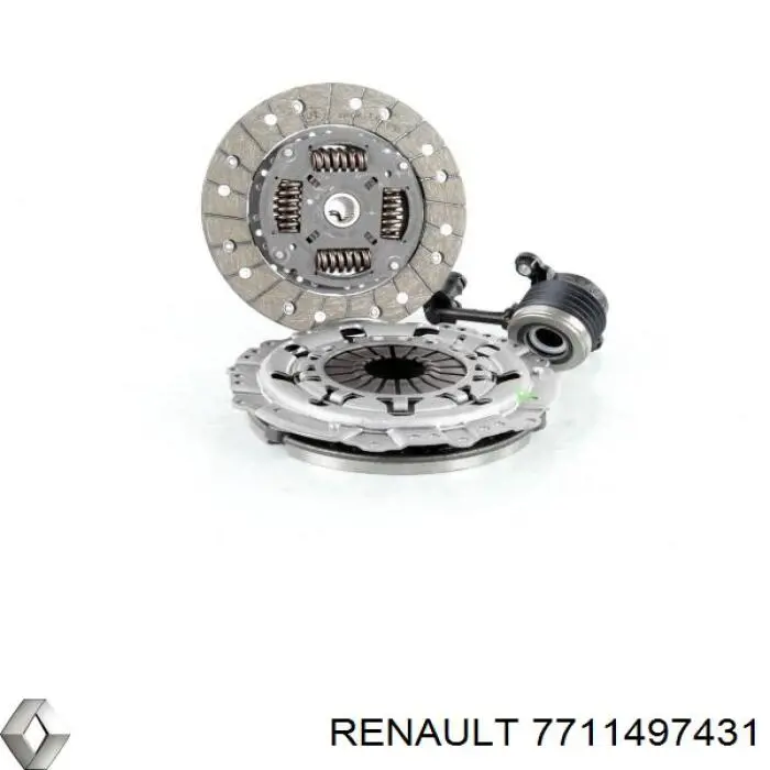 7711497431 Renault (RVI) kit de embrague (3 partes)