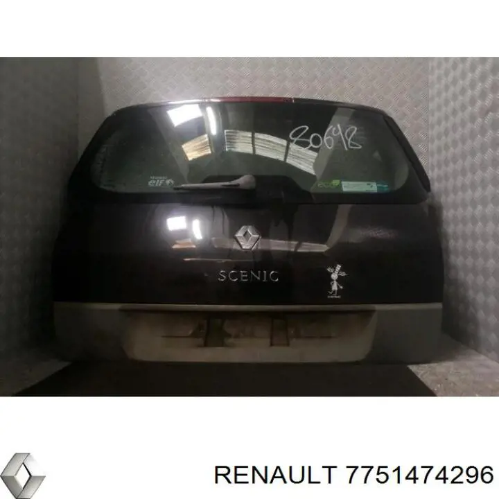  Puerta Trasera de maletero (3/5a Puerta Trasera) para Renault Scenic 2 