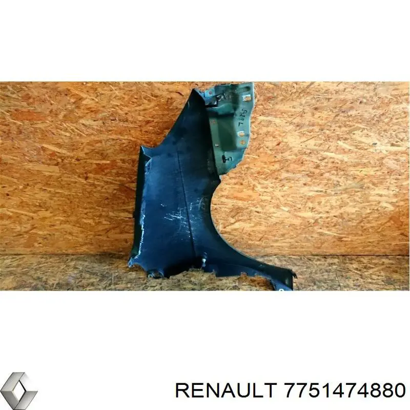 7751474880 Renault (RVI) guardabarros delantero izquierdo