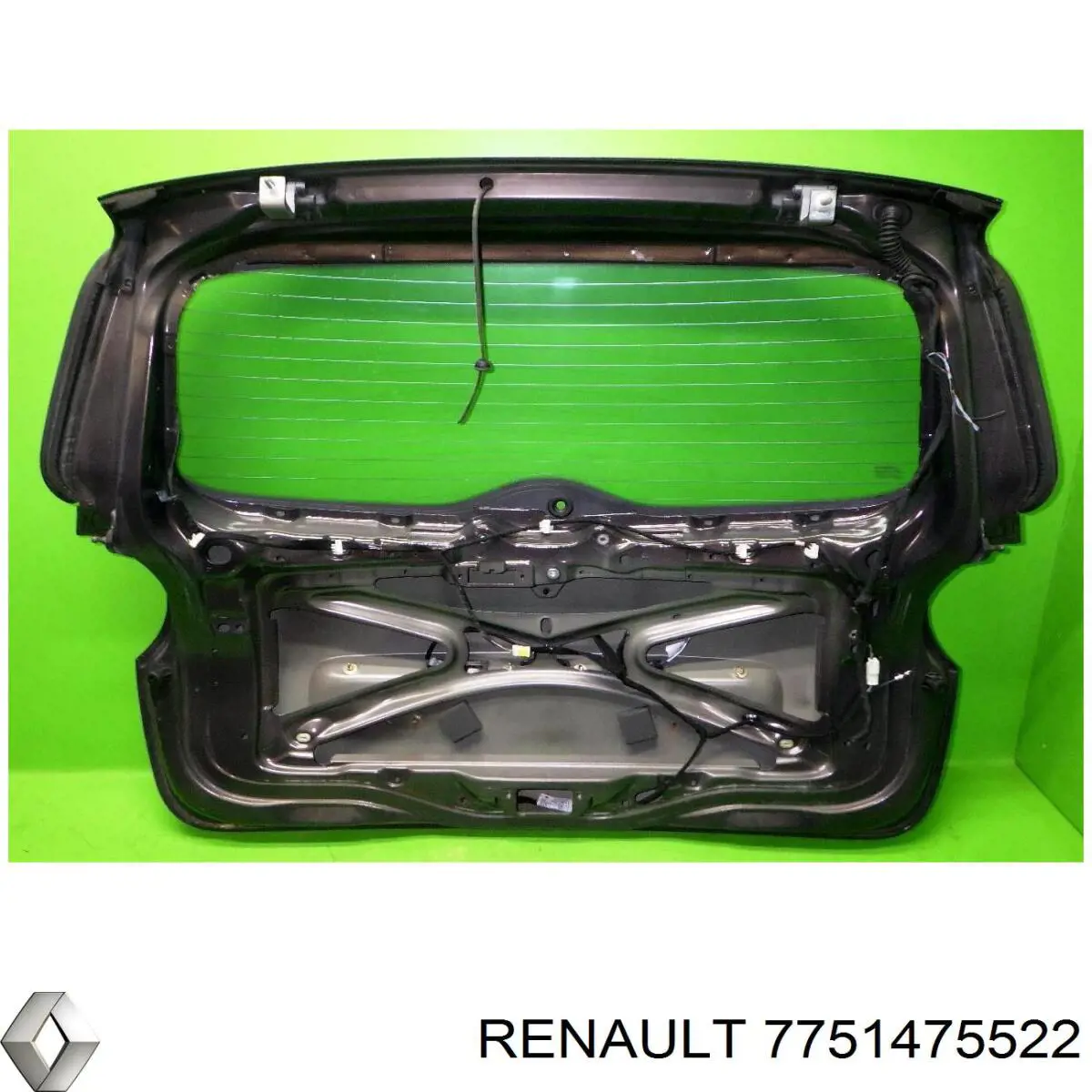  Puerta Trasera de maletero (3/5a Puerta Trasera) para Renault Modus JP0