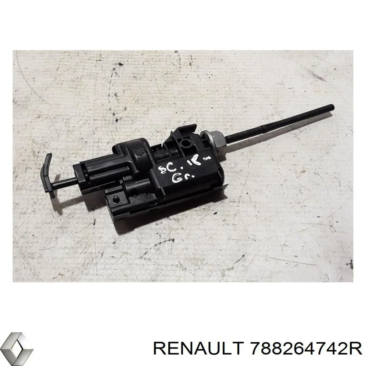 788264742R Renault (RVI) motor cierre, tapa de relleno de combustible