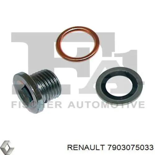 7903075033 Renault (RVI) tapón roscado, colector de aceite