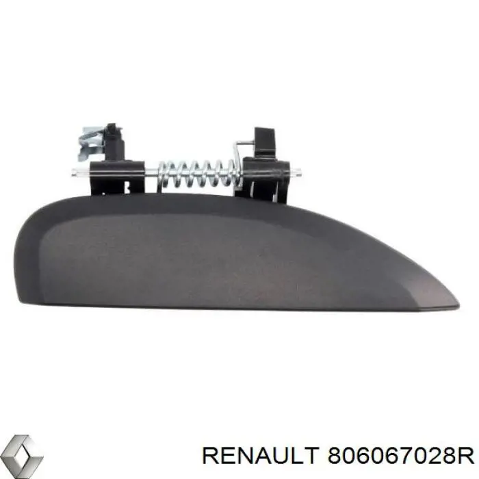  Tirador de puerta exterior derecho delantero/trasero para Renault SANDERO 