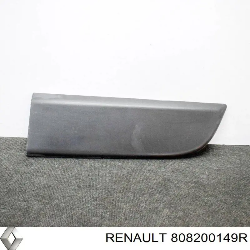 808200149R Renault (RVI) moldura de la puerta delantera derecha