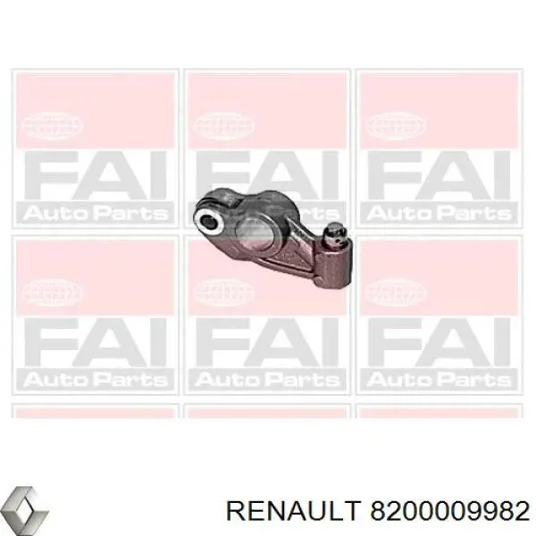 8200009982 Renault (RVI) palanca oscilante, distribución del motor