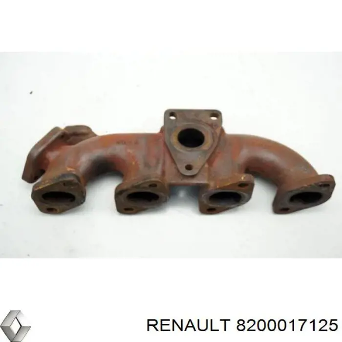 8200017125 Renault (RVI) colector de escape, sistema de escape