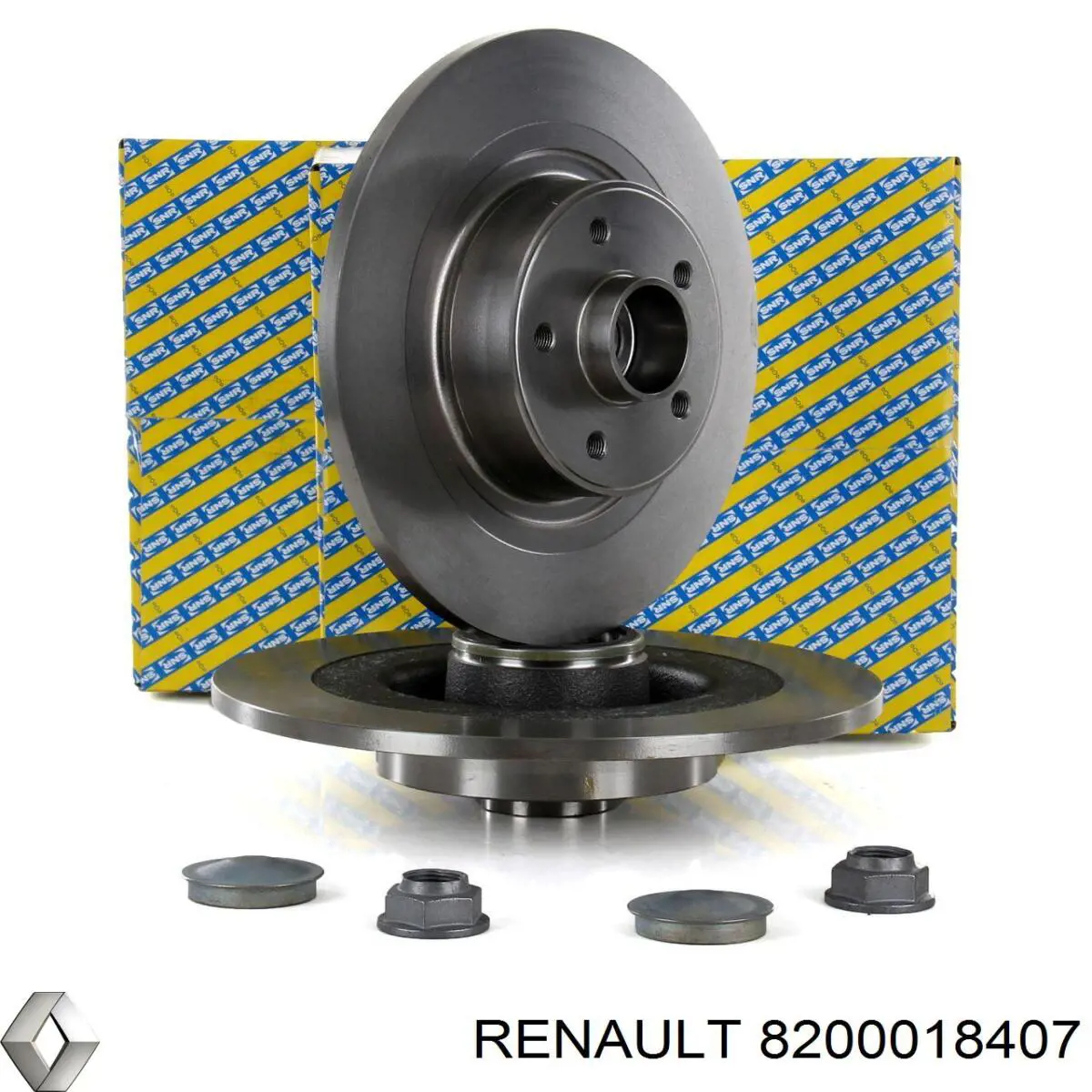 8200018407 Renault (RVI) disco de freno trasero