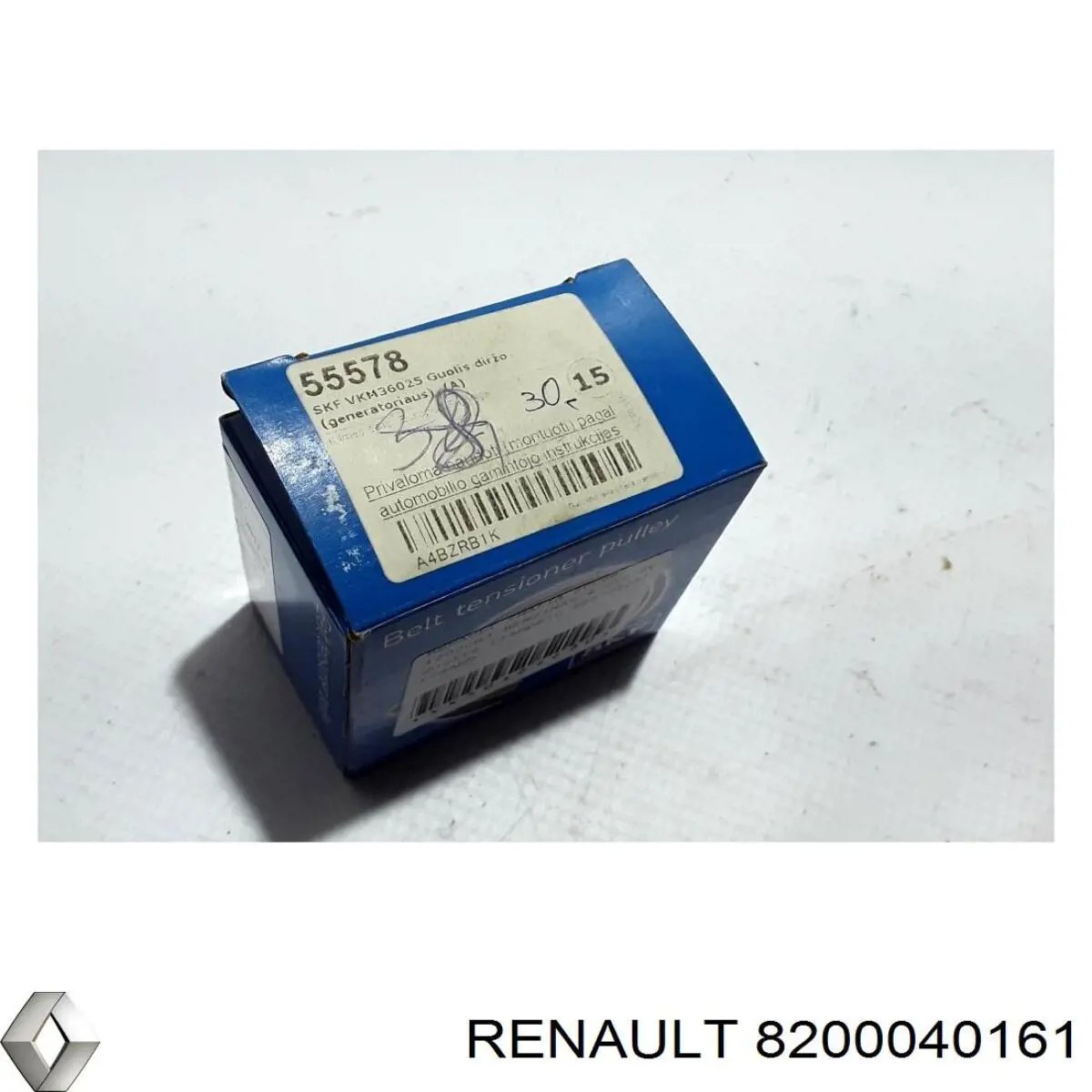 8200040161 Renault (RVI) rodillo, correa trapecial poli v