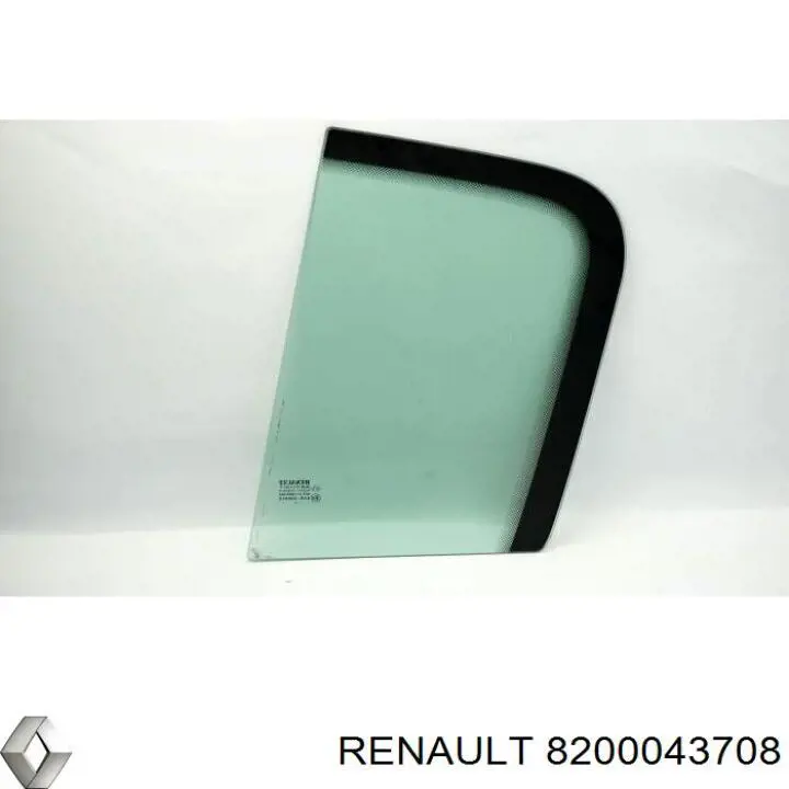  Ventanilla lateral de la puerta trasera derecha para Renault Megane 2 