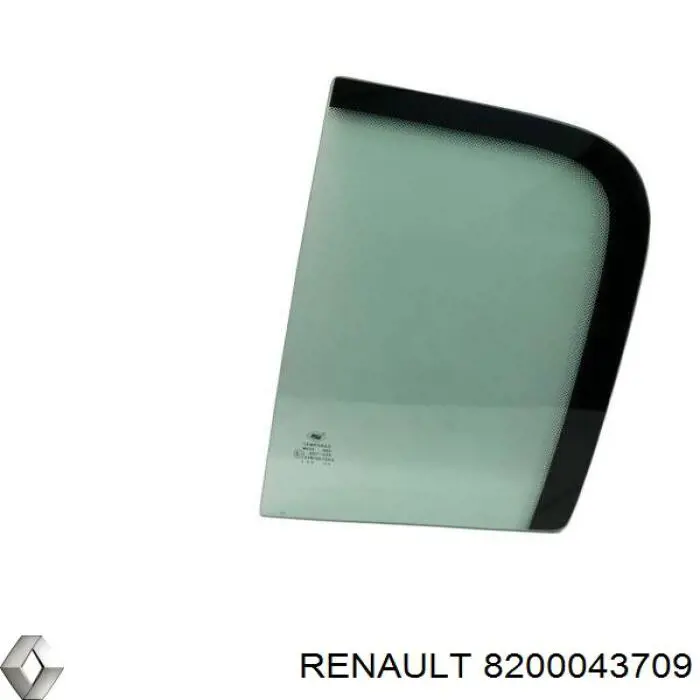  Ventanilla lateral de la puerta trasera izquierda para Renault Megane 2 