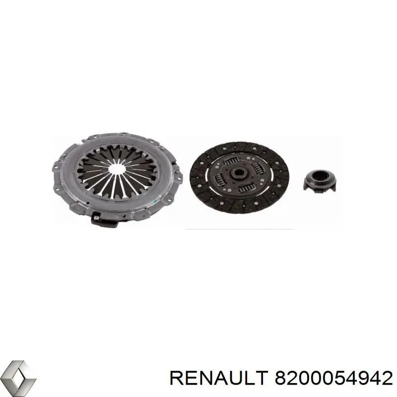 8200054942 Renault (RVI) kit de embrague (3 partes)