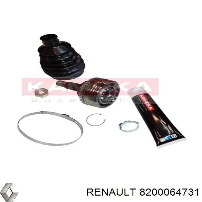 8200064731 Renault (RVI) árbol de transmisión delantero izquierdo