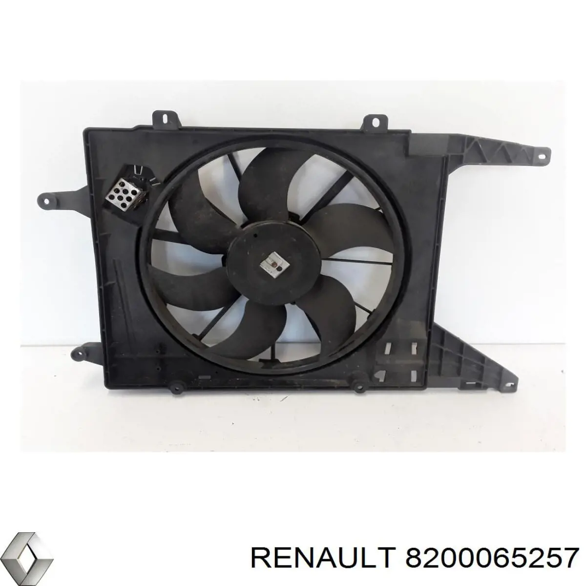  Difusor de radiador, ventilador de refrigeración, condensador del aire acondicionado, completo con motor y rodete para Renault Scenic 1 