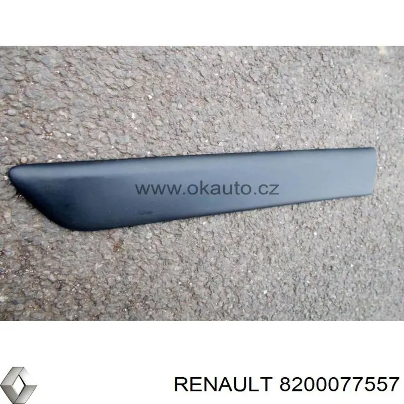  Moldura de la puerta trasera derecha para Renault Kangoo KC0