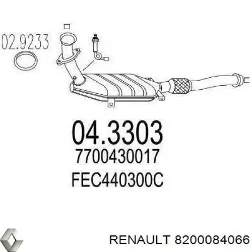 8200084066 Renault (RVI) 