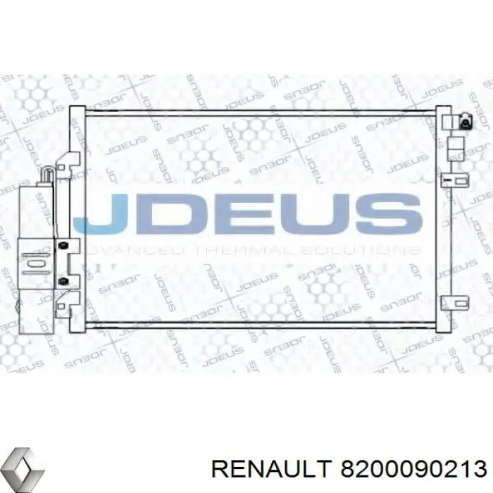 8200090213 Renault (RVI) condensador aire acondicionado