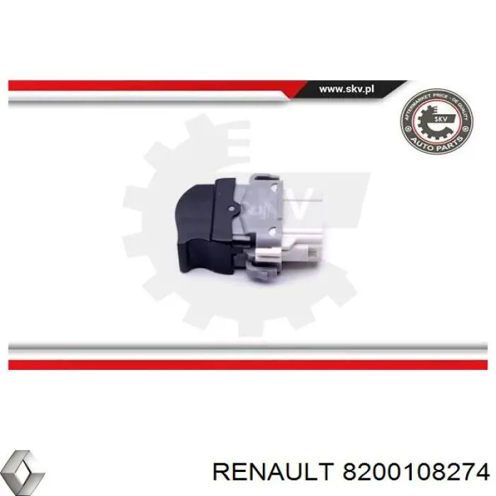  Botón de encendido, motor eléctrico, elevalunas, trasero para Renault Scenic 2 