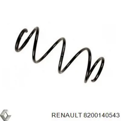 8200140543 Renault (RVI) muelle de suspensión eje delantero