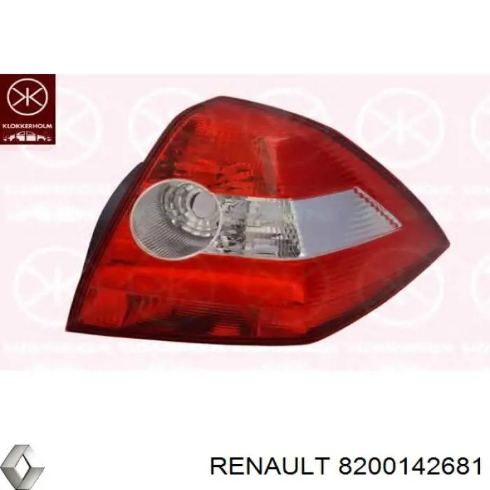 8200142681 Renault (RVI) piloto posterior derecho