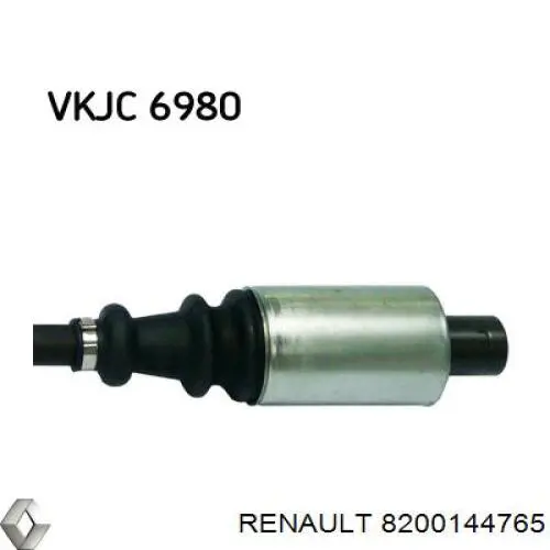 8200144765 Renault (RVI) árbol de transmisión delantero derecho