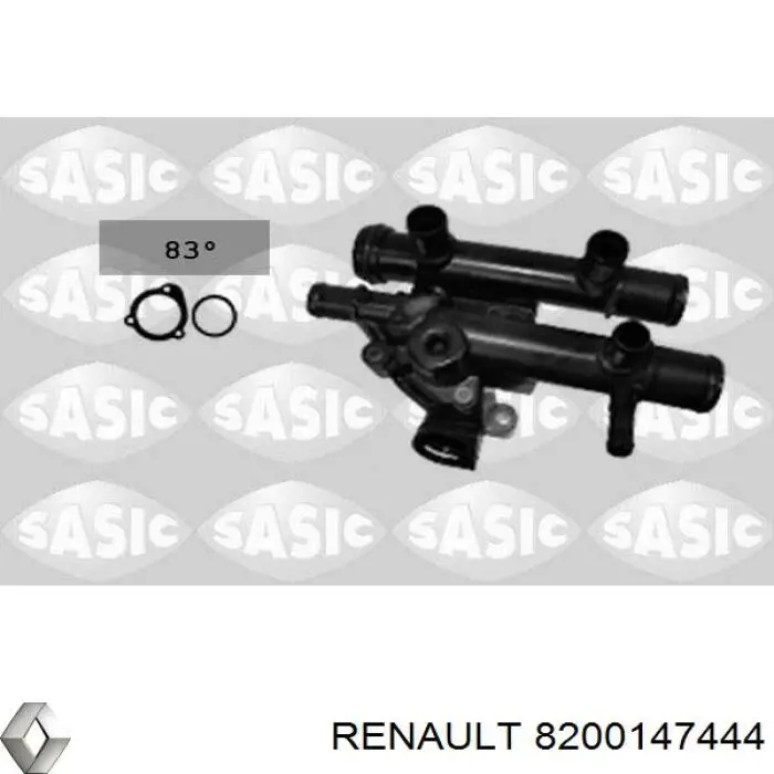 8200147444 Renault (RVI) caja del termostato